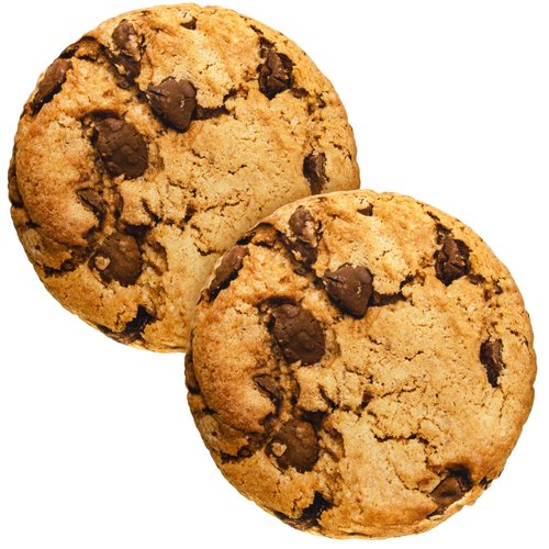 Unittype 2 Pcs Chocolate Chip Cookie Pillows 13.4 Inch Plush Cookie Pillows 3D Digital Print Decorative Realistic Food Shaped Pillow for Kids Bedroom School Classroom Couch Sofa Decor