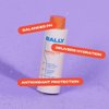 RALLY Daily Mild Exfoliating Toner with Plant-Based AHAs | On-The-go Cleanser | Clear Pores, Brighten + Improve Texture | Refresh Teen + Post Workout Skin 4 OZ