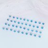 YISSION 40Pcs Mini Rhinestone Hair Clips Sparkly Crystal Hair Pins Small Decorative Hair Clips Wedding Hair Barrettes Blue Hair Clips Bridal Hair Accessories for Girls Women