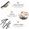EXCEART Dreadlock Accessories 13pcs Hair Braid Rings Shell Headpiece Hair Clips Pendant Ocean Conch Seashell Enamel Charms Pendants for Diy Jewelry Making Hair Jewelry Accessories