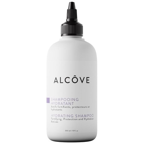 Alcôve - Hydrating Shampoo - Evening Primrose Oil, Mango Extract, and Argan Oil - Sulfate Free Shampoo - All Hair Types - Moisturizing Shampoo for Dry Scalp - Color-Safe - Lightweight Formula - 300ml