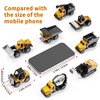 HONGTUO Alloy Mini Construction Vehicles,8Pcs Die-cast Construction Toys Set,Excavators Mixer Truck Bulldozers Forklift Dump Truck Toys,Pull Back Car Toys for Toddlers Kids Boys & Girls