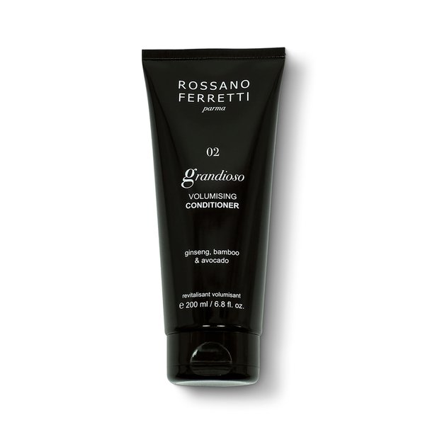 Rossano Ferretti Grandioso Volumizing Conditioner for Fine Hair with Ginseng for Body, Fullness, Volume | Luxury, Vegan, Paraben Free | 6.8 Fl Oz