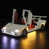 LIGHTAILING Light for Lego-10337 Lamborghini Countach 5000 Quattrovalvole - Led Lighting Kit Compatible with Lego Building Blocks Model - NOT Included The Model Set