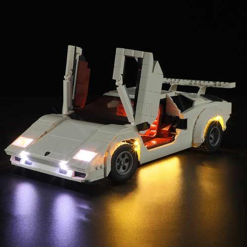 LIGHTAILING Light for Lego-10337 Lamborghini Countach 5000 Quattrovalvole - Led Lighting Kit Compatible with Lego Building Blocks Model - NOT Included The Model Set