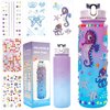 Gifts for Girls, Decorate Your Own Water Bottle Kits for Girls 4-12, Girls Water Bottle, Gem Stickers DIY Arts and Crafts Kits Supplies for Girls, Birthday Gifts for Girls, Christmas Stocking Stuffers