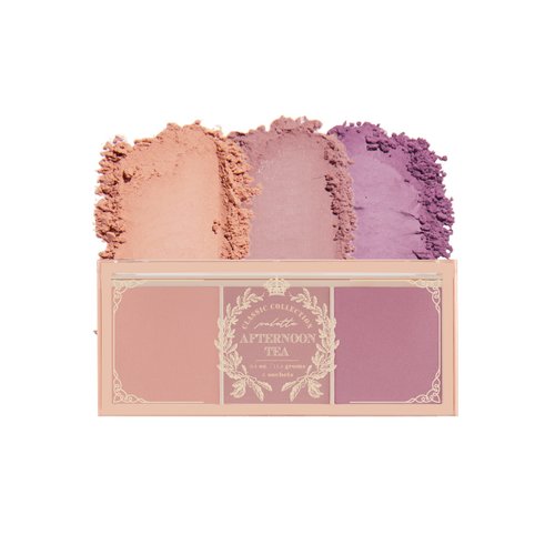 I'm Meme Palette - Afternoon Tea Blusher | Fruit Flavor for Cheek, Soft Pink, Peach, Lavender, 3 Shades Palette, Matte Powder Blush for Face & Cheeks, For All Skin Tones, 0.4oz