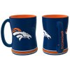 Denver Broncos 15 Ounce Sculpted Logo Relief Coffee Mug