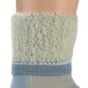 Merino Wool Crew Hiking Sock - Moisture Wicking Sock - Cushioned Sock - Powder Blue - Medium