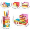 Vinbosion Building Blocks Set,3 in 1 Pen Holder Building Blocks Toy,Creative Building Blocks Model Gift for Kids and Adults