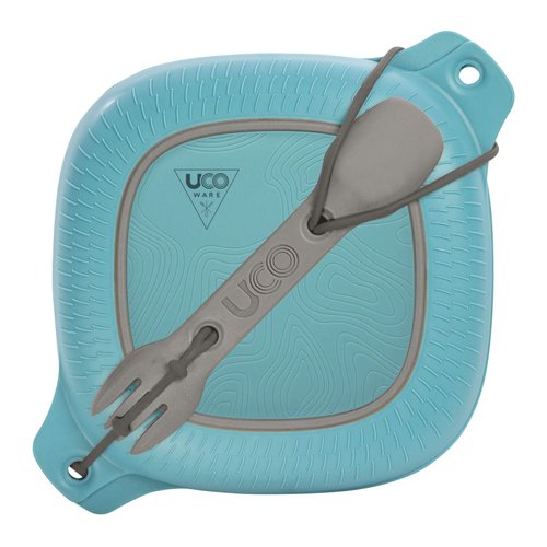 UCO 4-Piece Camping Mess Kit, Blue, Nylon