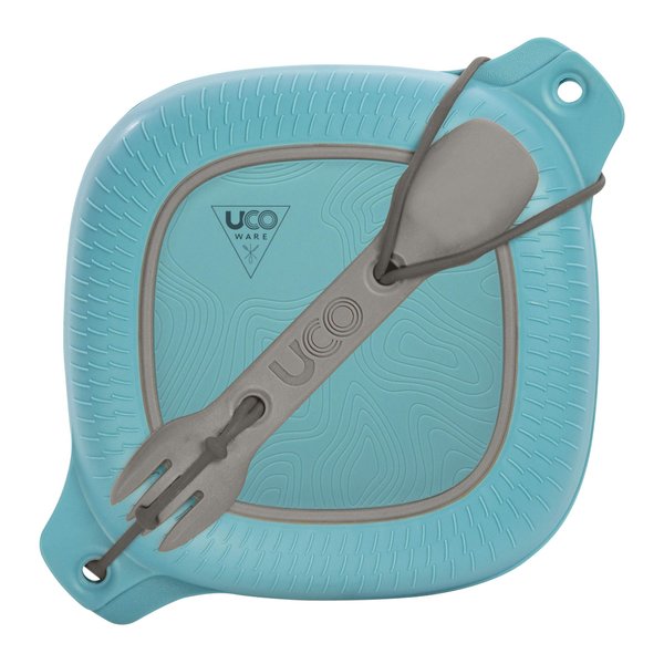 UCO 4-Piece Camping Mess Kit, Blue, Nylon