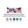 Zing Dark Chocolate Cherry Vegan Protein Bars, Gluten Free with High Protein, High Fiber, Dairy Free Nutrition Bars, Plant Based Protein, Kosher, Low Sugar, No Sugar Alcohols - 12 count