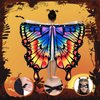 WhiteUniQoon Butterfly Costume Halloween Costumes for Girls Kids, Butterfly Wings Costume Cape Shawl for Girls Fairy Wing, 011