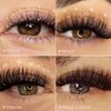 ALLOVE Eyelash Extension Cashmere Super Easy Fan Volume Lash Extensions 0.07mm DD Curl 25mm Rapid Blooming Volume Lashes Self Fanning Lash Extension Supplies