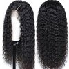 ESIWONHAIR Deep Wave Brazilian Virgin 13×4 Lace Front Wigs Human Hair Pre Plucked With Baby Hair Glueless Deep Wave 13x4 Lace Frontal Wig for Black Women (18Inch, Natural Color)
