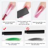 SUPWEE Cat Eye Magnet for Nails 9PCS Magnet Nail Tool for Cat Eye Gel Nail Polish Multi-Function Double-Head Mangtic Stick for 9D Strip Galaxy Cat Eye Nail Art Design DIY Home Manicure