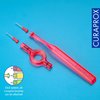 Curaprox CPS 07 Prime Refill Pack Interdental Brushes, 0.7mm to 2.5mm, Red (8 Pack)