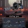 WULOBOOI Gatling Gun Building Blocks Set, 2 in 1 DIY Assembling Gun or Mech Model, 389 Pieces Bricks Collectible Military Weapon Toy Set Gift for Boys Adult or Firearm Fans