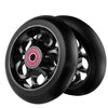 2Pcs 110mm Pro Scooter Wheels with Abec 9 Bearings Fit for MGP/Razor/Lucky Envy/Vokul Pro Scooters Replacement Wheels (Black)