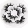 25mm Lashes Real Mink Lashes Fluffy Dramatic False Eyelashes Mink 3 pairs Dramatic 25mm Real Mink Eyelashes Bulk BEFACL …