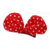 4 Pcs White Jumbo Polka Dot Bow Headband Tiara Hairpin Hair Claw Barrettes For Girls Teens Toddlers Kids
