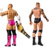 Mattel WWE Main Event Championship Showdown 2-Pack Action Figures & Accessory, Series #19 CM Punk vs Randy Orton Collectible Set