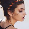 SHEHARUHI 8 Pcs Zig Zag Plastic Headbands for Women Hair Band Wavy Shark Tooth Comb Hair Accessory Zigzag Headband (Black, Brown)