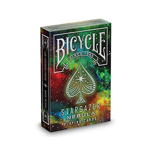 Bicycle Stargazer Nebula Playing Cards, Standard Index, Poker Cards, Space Playing Cards, Premium Playing Cards, Unique Playing Cards, 1 Deck, Black