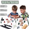 TENYEAH Army Men Playset Toy for Boys with Battle Mat, 308Pcs Military Toys Soldiers, Plastic Army Men Action Figures and Military Weapons, Army Guns Toys for Age Boys 4 8 12
