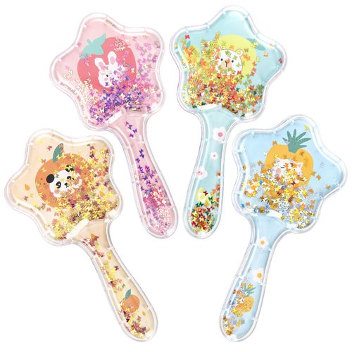 Fasmov 4 Pack Hair Brush, Little Girls Hair Detangler Brushes, Easily Brushed Through Tangles-No ...