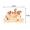 Squirrel Birthday Party Decorations Woodland Animals Squirrel Party Supplies Includes Squirrel Happy Birthday Banner Cake Topper Cupcake Toppers Balloons for Squirrel Themed Party Zoo Animals Party