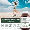 Natural Nutra Chelated Iron Supplement for Men and Women, Nails Health, Promotes Optimal Absorption, Skin Health, Improves Hair Growth, Gluten Free, 90 Tablets