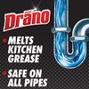 Drano Kitchen Granules Drain Clog Remover and Cleaner, Unclogs blockage from Grease or Cooking Oil, 17.6 oz