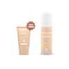 Mamaearth Glow Serum Foundation - 02 Crème Glow Shade | with Vitamin C & Turmeric | Up to 12 Hour Buildable Coverage | Waterproof & Lightweight | 0.61 Fl Oz (18ml)