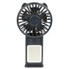 Small Fan with LED & Mirror Deep Navy Blue