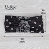 Motique Accessories Paisley Black Twist Turband Wide Headwrap Hair Band for Women
