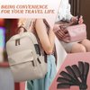 Aiofaervy 100 Pack Combs in Bulk, Individually Wrapped Disposable Combs, Bulk, Travel Comb, Black, 6Inch Long, Plastic Material, for Hotel, Shelter, Nursing Home, Charity, Church