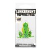 Lunkerhunt Frog Fishing Lure for Bass Fishing | Popping Frog 1/4 oz | Topwater Fishing Bait with Weedless Hooks, Hollow Body (Leopard)