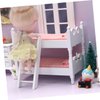 UPKOCH Doll Bunk Bed Mini House Furniture Miniature Furniture Mini Furniture Models Doll House Bunk Bed Toy Mini Bunk Bed Model Mini House Accessory Doll House Decoration Bed Miniatures