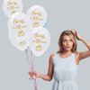 White cheers to 32 years latex balloons, 12inch (16pcs) 32th birthday decorations party supplies for man and woman