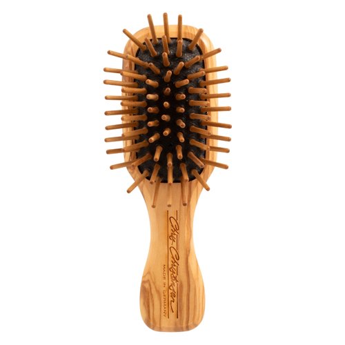Chris Christensen Dog Brush, 20 mm Tiny Tot, Wood Pin Series, Groom Like a Professional, Readl Wood Pins, 100% Static-Free, Redistribute Natural Oils into Coat, Reduces Painful Pulling
