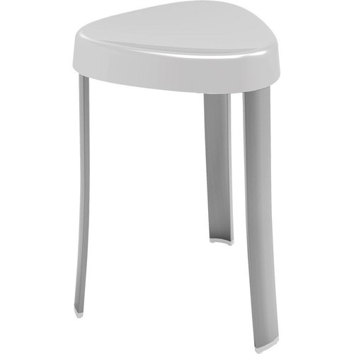 Better Living Products 70060 SPA Seat Shower Stool with Rust Proof Aluminum Legs, White,15.25" x 15.25" x 18"
