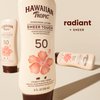Hawaiian Tropic Sheer Touch Ultra Radiance Lotion Sunscreen SPF 50, 8oz | Hawaiian Tropic Sunscreen SPF 50, Sunblock, Broad Spectrum Sunscreen, Oxybenzone Free Sunscreen, Body Sunscreen, 8oz