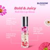 Blossom Scented Roll on Lip Gloss, Infused with Real Flowers, Made in USA, 0.20 fl. oz./5.9ml, Cherry