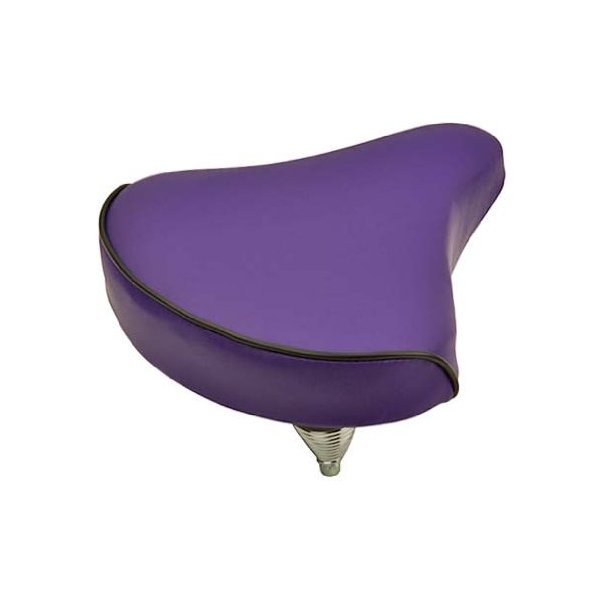 Alta Beach Cruiser Vinyl Bike Saddle, Multiple Colors. (Purple)