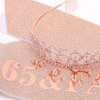 Rose Gold 65th Birthday Sash and Tiara for Women, 65th Birthday Gifts for Women, 75th Birthday Sash and Crown Set, 65th Birthday, Womens 65th Birthday Gifts