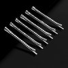 Amariver 24 Pcs Silver Rhinestone Bobby Pins for Women Girls Hair Clips with Crystal Rhinestones, Sparkly Hairpins for Hair Accessories