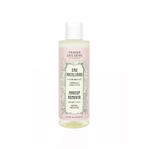 Panier des Sens - Micellar Water - with Cornflower + Rose + Peony Extract - Cleansing & Radiance - Make up Remover for Women Made in France - Gentle Face Cleanser 98% Natural Ingredients – 6.8 floz