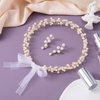 PAGOW Pearl Bridal Headpiece, Wedding Headband Hair Jewelry for Women Engagement Birthday Christmas